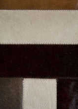 Load image into Gallery viewer, HANDMADE 100% Natural COWHIDE RUG | Patchwork Cowhide Area Rug | Hair on Leather Cowhide Carpet | PR103
