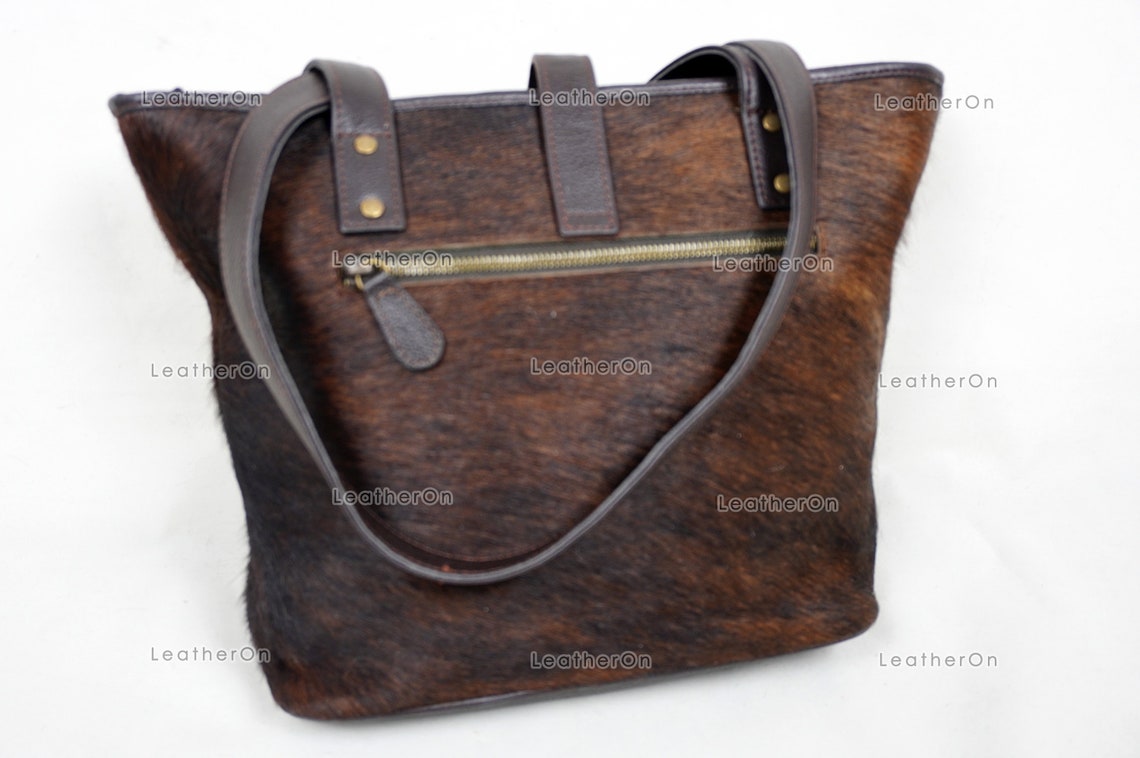 Brindle Cowhide Shoulder Bag | 100% Natural Hair on Cowhide Leather Handbag | Real Cow Skin Ladies Shoulder Bag | CSB02