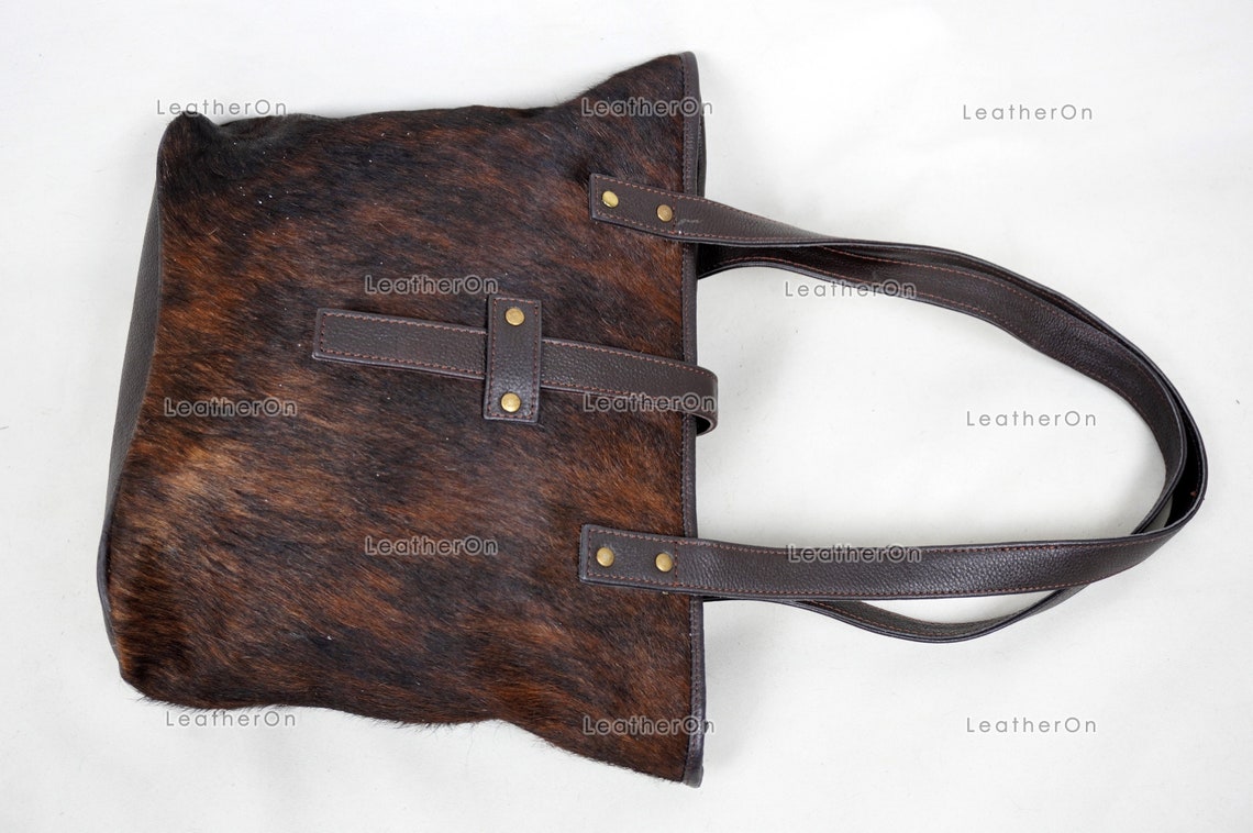 Brindle Cowhide Shoulder Bag | 100% Natural Hair on Cowhide Leather Handbag | Real Cow Skin Ladies Shoulder Bag | CSB02
