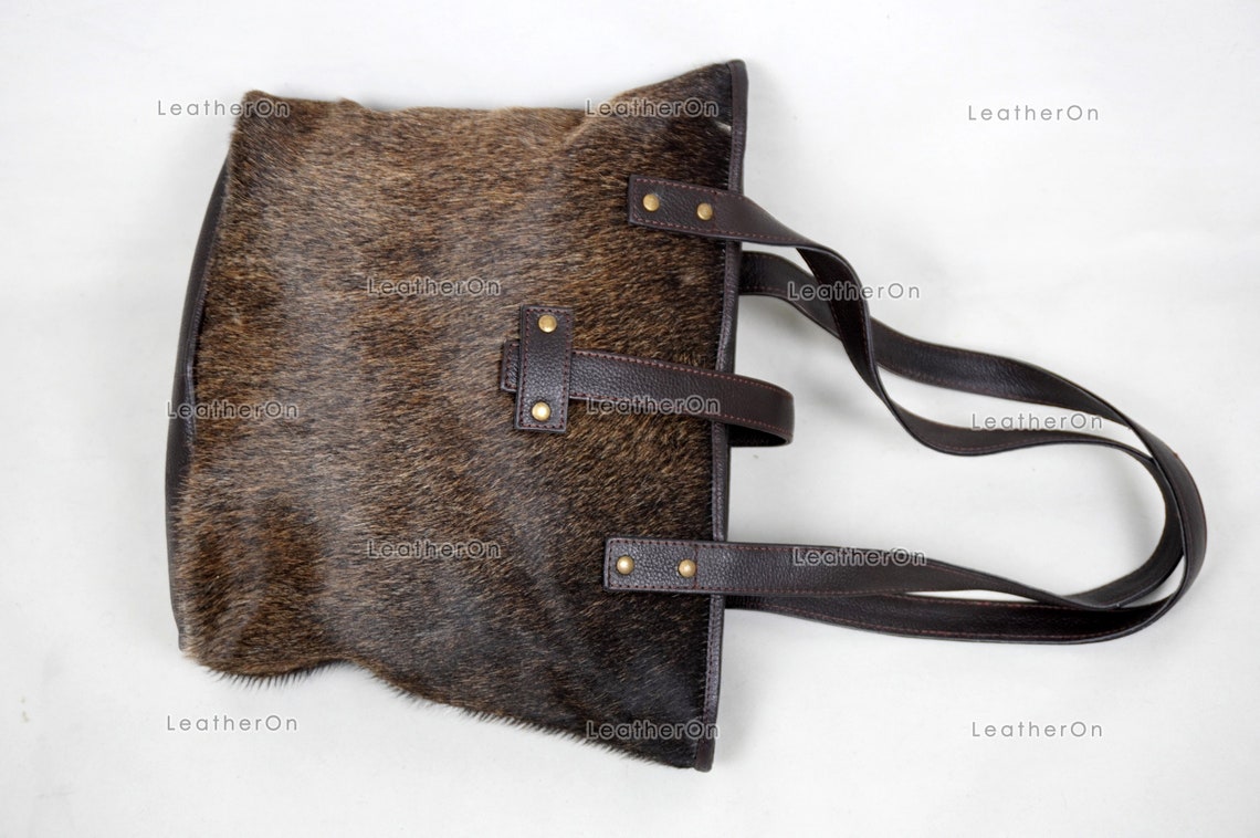 Cowhide Shoulder Bag | 100% Natural Hair on Cowhide Leather Handbag | Real Cow Skin Ladies Shoulder Bag | CSB03