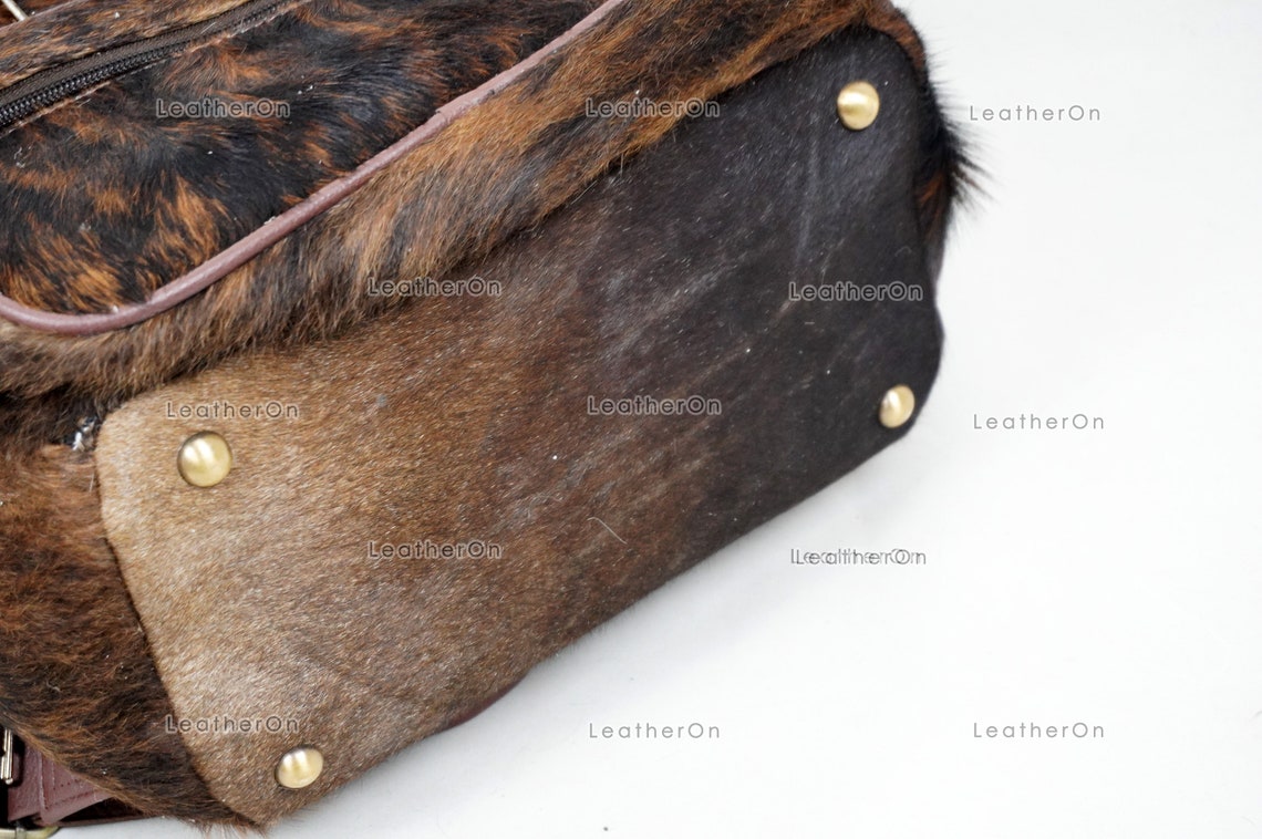 Natural Cowhide Backpack | 100% Real Hair On Cowhide Leather Backpack | Cowhide Shoulder Bag | Hair on Leather Backpack | BP24
