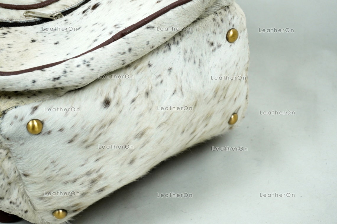 Natural Cowhide Backpack | 100% Real Hair On Cowhide Leather Backpack | Cowhide Shoulder Bag | Hair on Leather Backpack | BP29