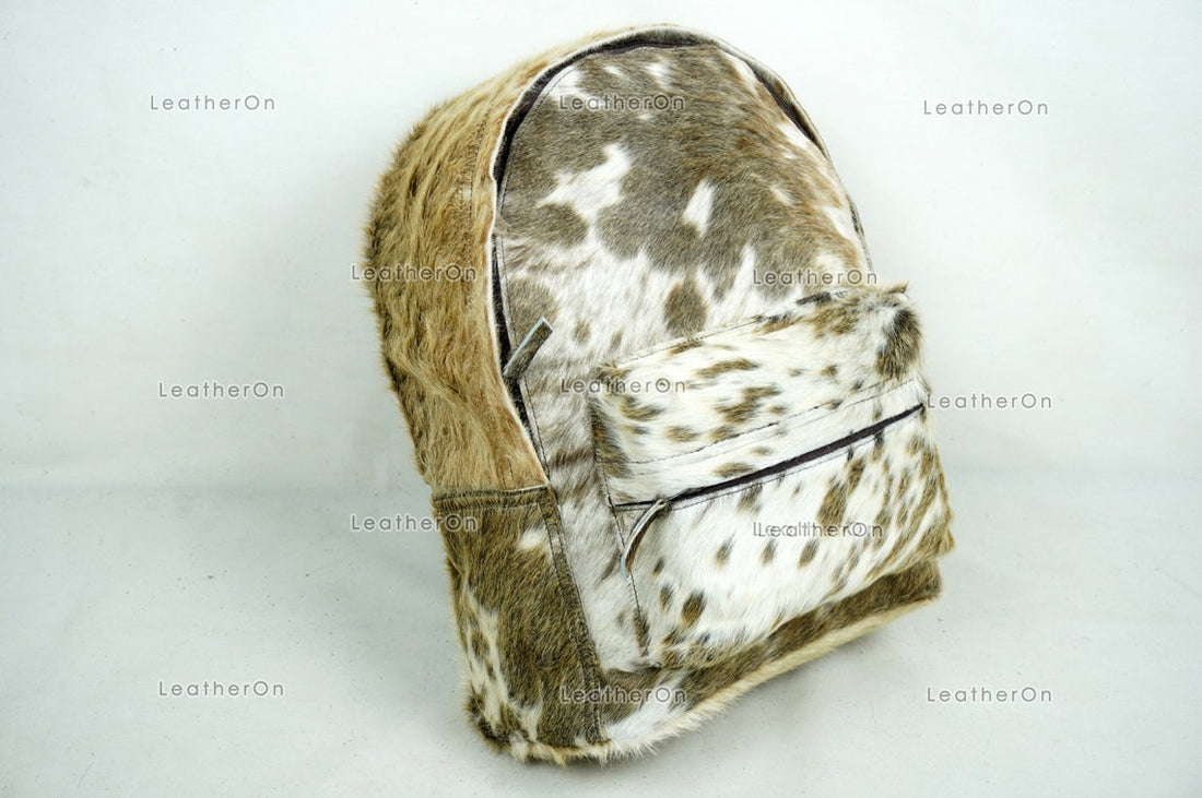 Backpack!! Natural Cowhide Backpack | 100% Real Hair On Cowhide Leather Backpack | Cowhide Shoulder Bag | Hair on Leather Backpack | BP60