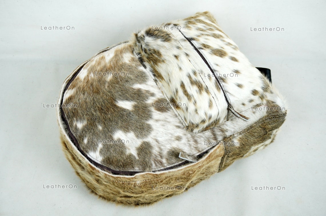 Backpack!! Natural Cowhide Backpack | 100% Real Hair On Cowhide Leather Backpack | Cowhide Shoulder Bag | Hair on Leather Backpack | BP60