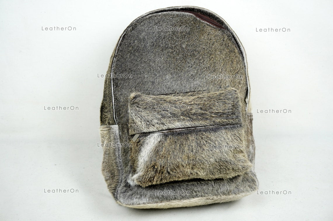 Backpack!! Natural Cowhide Backpack | 100% Real Hair On Cowhide Leather Backpack | Cowhide Shoulder Bag | Hair on Leather Backpack | BP61