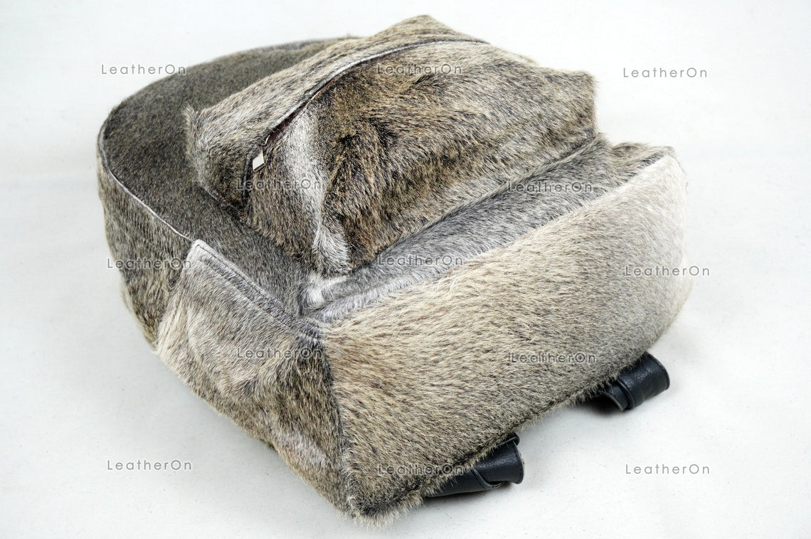 Backpack!! Natural Cowhide Backpack | 100% Real Hair On Cowhide Leather Backpack | Cowhide Shoulder Bag | Hair on Leather Backpack | BP61