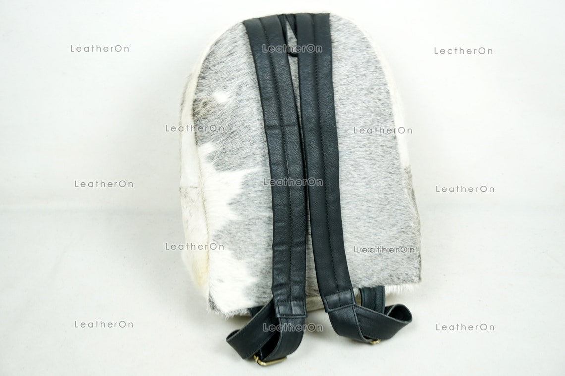 Backpack!! Natural Cowhide Backpack | 100% Real Hair On Cowhide Leather Backpack Bag | Cowhide Shoulder Bag | Hair on Leather Backpack Bag | BP62