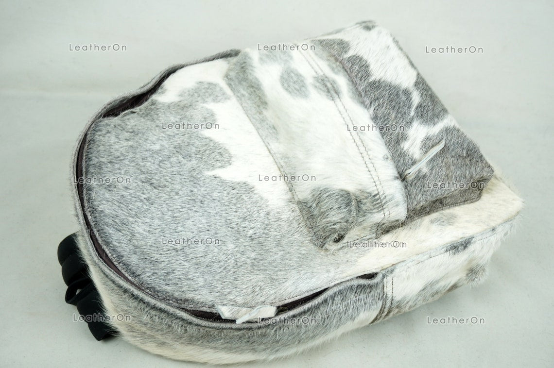 Backpack!! Natural Cowhide Backpack | 100% Real Hair On Cowhide Leather Backpack Bag | Cowhide Shoulder Bag | Hair on Leather Backpack Bag | BP62