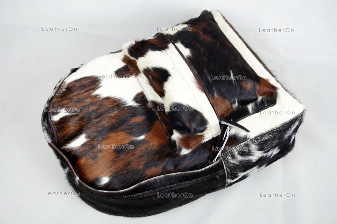 Backpack!! Natural Cowhide Backpack | 100% Real Hair On Cowhide Leather Backpack | Cowhide Shoulder Bag | Hair on Leather Backpack | BP63