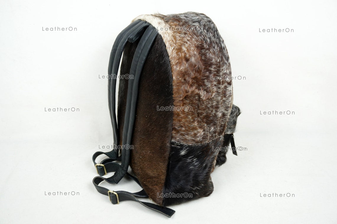 Backpack!! Natural Cowhide Backpack | 100% Real Hair On Cowhide Leather Backpack | Cowhide Shoulder Bag | Hair on Leather Backpack | BP66
