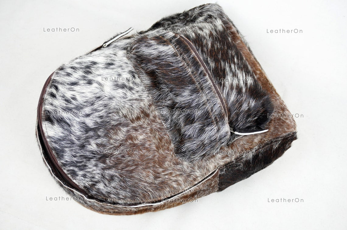 Backpack!! Natural Cowhide Backpack | 100% Real Hair On Cowhide Leather Backpack | Cowhide Shoulder Bag | Hair on Leather Backpack | BP66