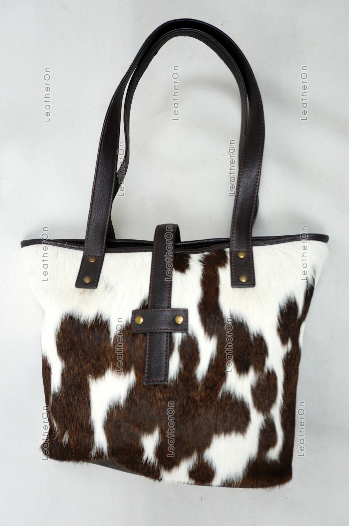 Cowhide Shoulder Bag | 100% Natural Hair on Cowhide Leather Handbag | Real Cow Skin Ladies Shoulder Bag | Exact as Photo | CSB01