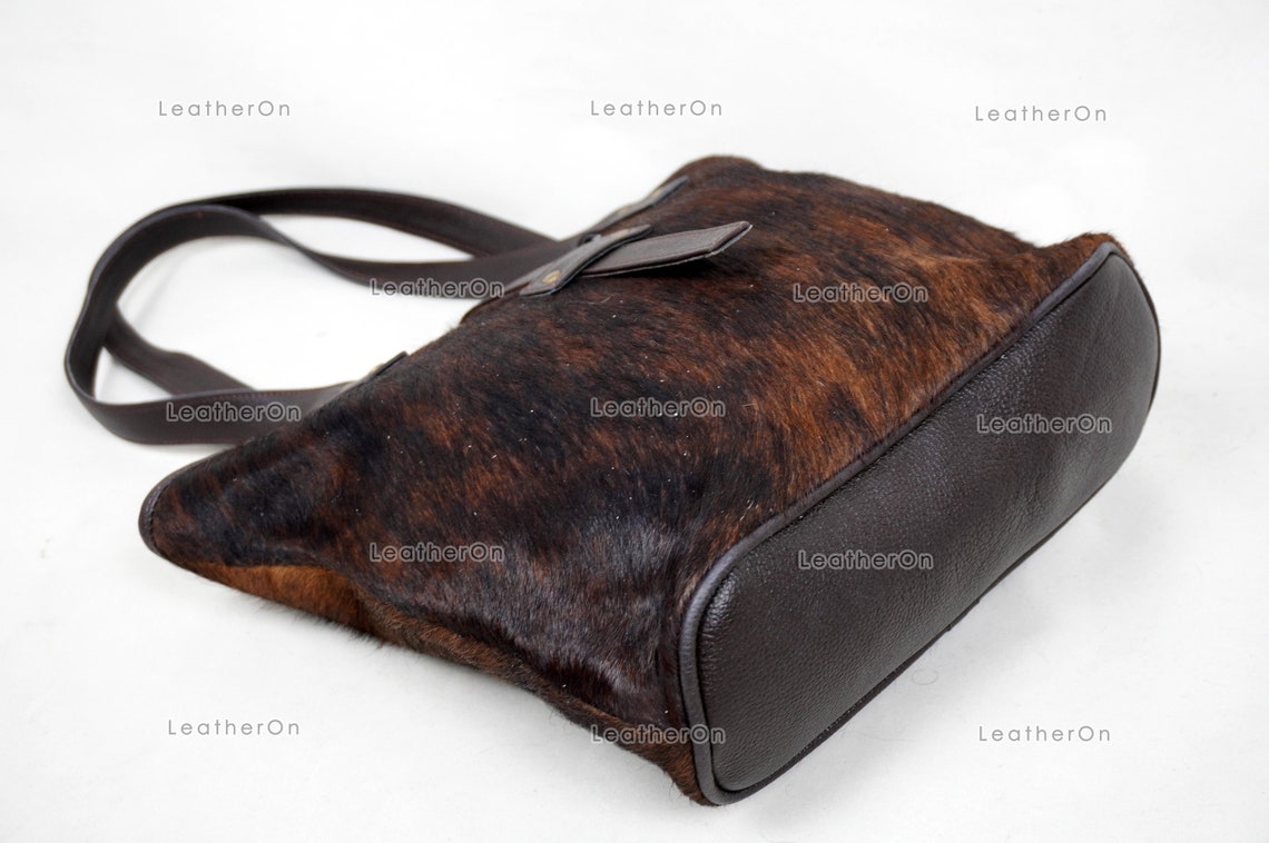 Brindle Cowhide Shoulder Bag | 100% Natural Hair on Cowhide Leather Handbag | Real Cow Skin Ladies Shoulder Bag | CSB02