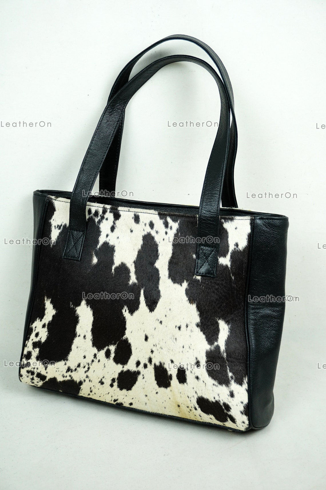 Cowhide Shoulder Bag | 100% Natural Hair on Cowhide Leather Handbag | Real Cow Skin Ladies Shoulder Bag | HB81