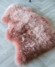 Load image into Gallery viewer, Genuine Australian Light Pink SHEEPSKIN Rug 100% Natural Real Sheepskin Fur Area Rug (3 x 2 ft. approx.)
