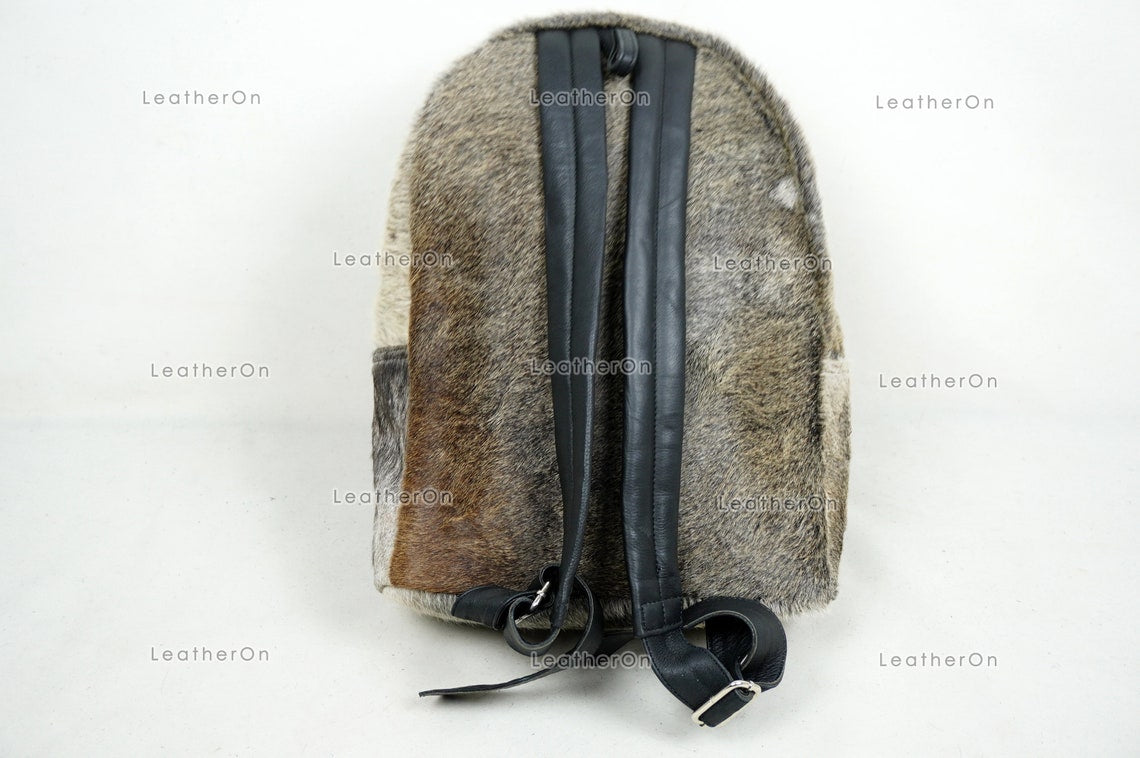 Backpack!! Natural Cowhide Backpack | 100% Real Hair On Cowhide Leather Backpack | Cowhide Shoulder Bag | Hair on Leather Backpack | BP61