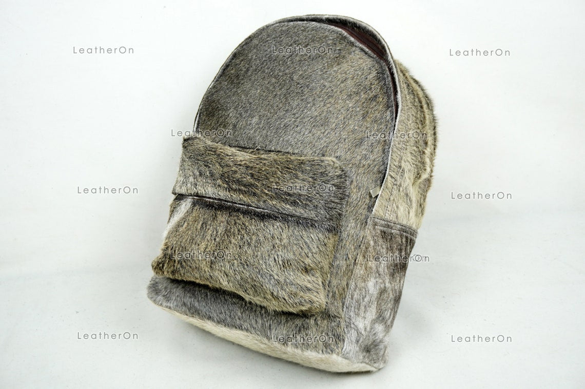 Backpack!! Natural Cowhide Backpack | 100% Real Hair On Cowhide Leather Backpack | Cowhide Shoulder Bag | Hair on Leather Backpack | BP61