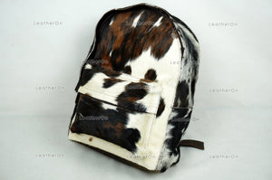 Backpack!! Natural Cowhide Backpack | 100% Real Hair On Cowhide Leather Backpack | Cowhide Shoulder Bag | Hair on Leather Backpack | BP63