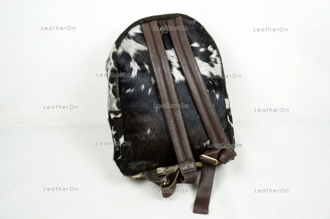 Backpack!! Natural Cowhide Backpack | 100% Real Hair On Cowhide Leather Backpack | Cowhide Shoulder Bag | Hair on Leather Backpack | BP63