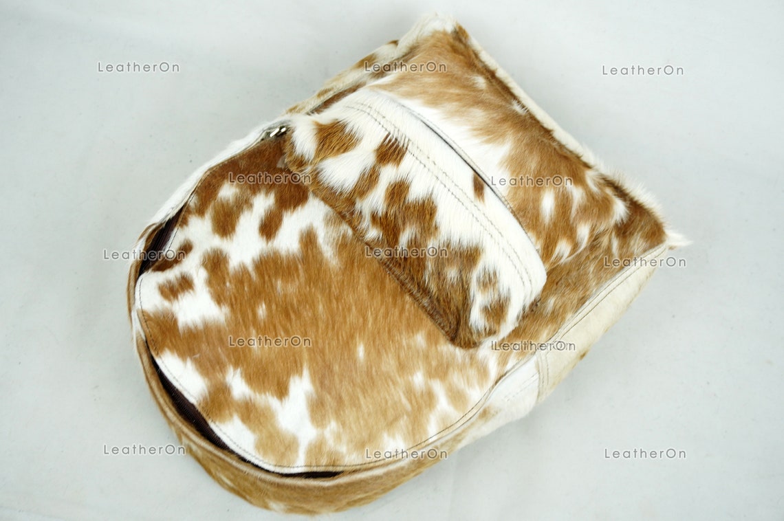 Backpack!! Natural Cowhide Backpack | 100% Real Hair On Cowhide Leather Backpack | Cowhide Shoulder Bag | Hair on Leather Backpack | BP65