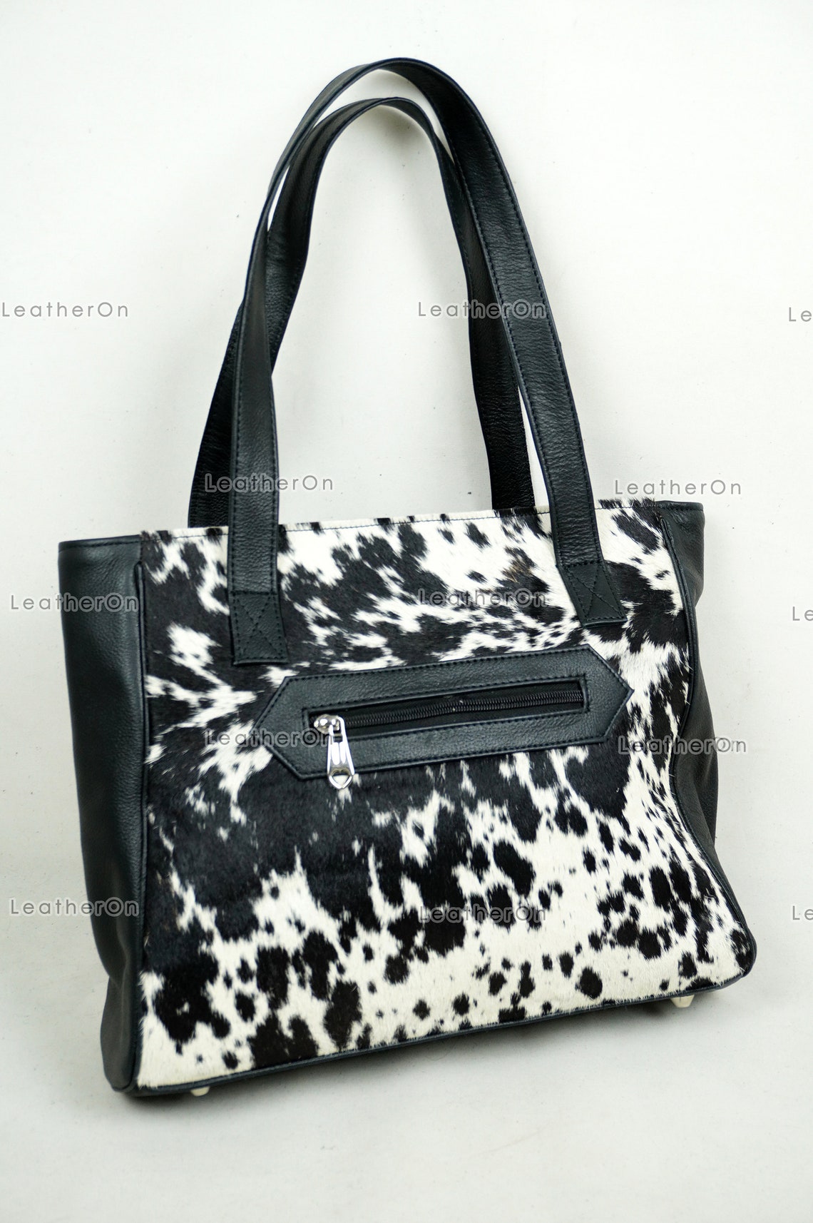 Cowhide Shoulder Bag | 100% Natural Hair on Cowhide Leather Handbag | Real Cow Skin Ladies Shoulder Bag | HB81