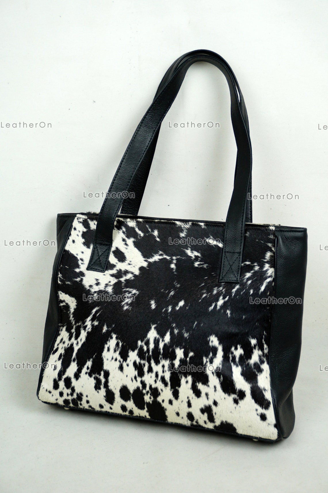 Cowhide Shoulder Bag | 100% Natural Hair on Cowhide Leather Handbag | Real Cow Skin Ladies Shoulder Bag | HB81