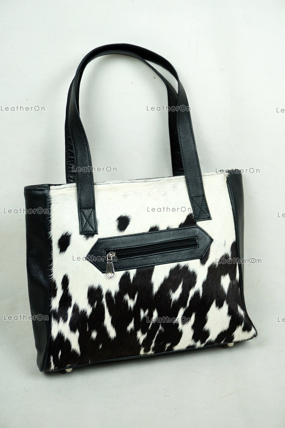 Cowhide Shoulder Bag | 100% Natural Hair on Cowhide Leather Handbag | Real Cow Skin Ladies Shoulder Bag | HB81