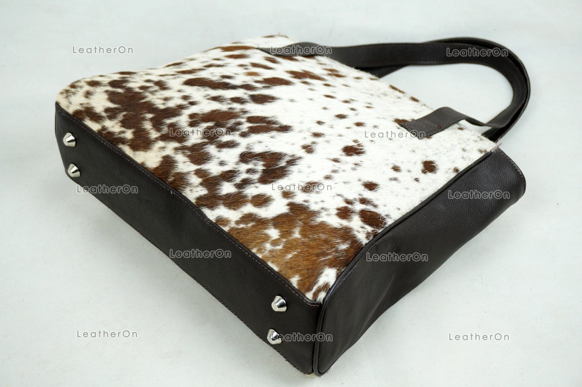 Cowhide Shoulder Bag | 100% Natural Hair on Cowhide Leather Handbag | Real Cow Skin Ladies Shoulder Bag | HB83