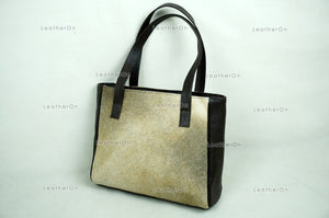Cowhide Shoulder Bag | 100% Natural Hair on Cowhide Leather Handbag | Real Cow Skin Ladies Shoulder Bag | HB85