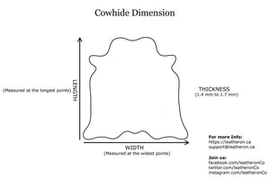 Tricolor Cowhide (5 X 5 ft.) Medium Size Exact As Photo Cowhide RUG | 100% Natural Cowhide Rug | Real Hair-on Cowhide Leather Rug | C849