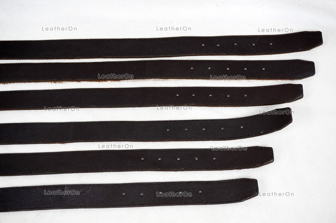 Genuine COWHIDE BELTS with Full Grain Leather Backside | Unisex 100% Natural Cow hide Belts | REAL Hair on Leather Belts | BLT14