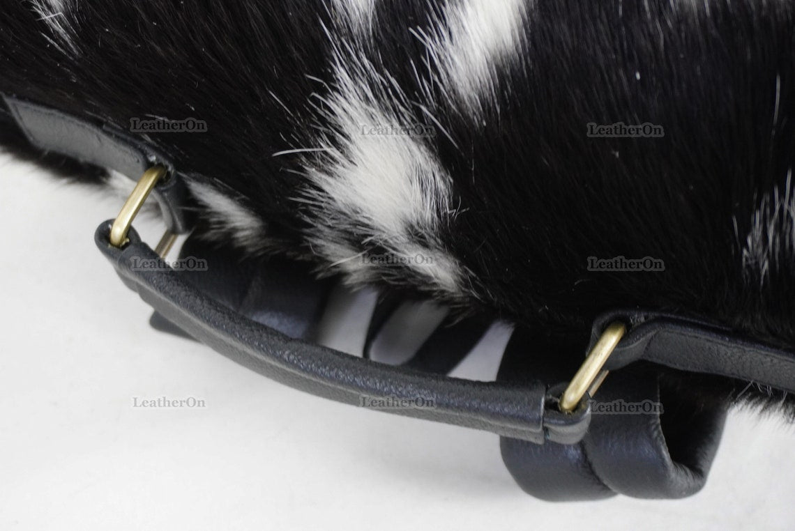 Cowhide Backpack | 100% Real Hair On Cowhide Leather Backpack | Cowhide Diaper Bag | Cowhide School Bag | Handmade Cowhide Backpack | BP101