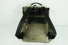 Load image into Gallery viewer, Cowhide Backpack | 100% Real Hair On Cowhide Leather Backpack | Cowhide Diaper Bag | Cowhide School Bag | Handmade Cowhide Backpack | BP102
