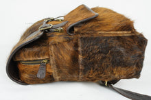 Load image into Gallery viewer, Cowhide Backpack | Real Hair On Cowhide Leather Backpack | Cowhide Diaper Bag | Cowhide School Bag | Cowhide Backpack with Key Lock | BP104
