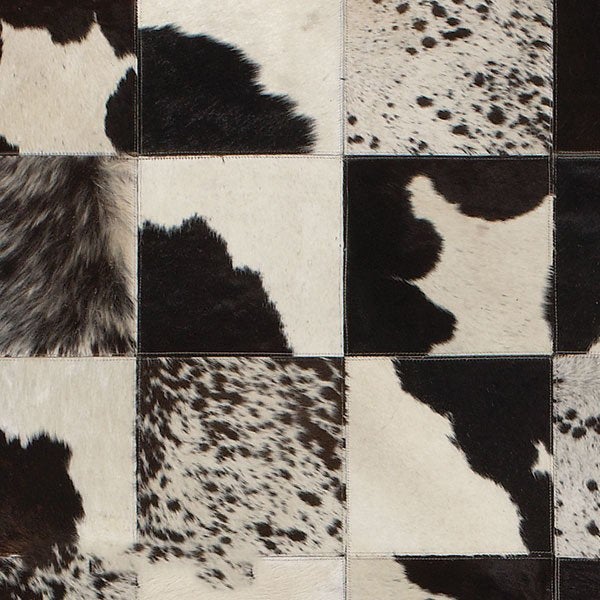 HANDMADE 100% Natural COWHIDE RUG | Patchwork Cowhide Area Rug | Real Cowhide Hallway Runner | Hair on Leather Cowhide Carpet | PR45