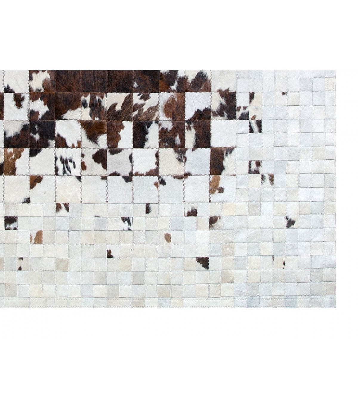 HANDMADE 100% Natural COWHIDE RUG | Patchwork Cowhide Area Rug | Real Cowhide Hallway Runner | Hair on Leather Carpet | PR192