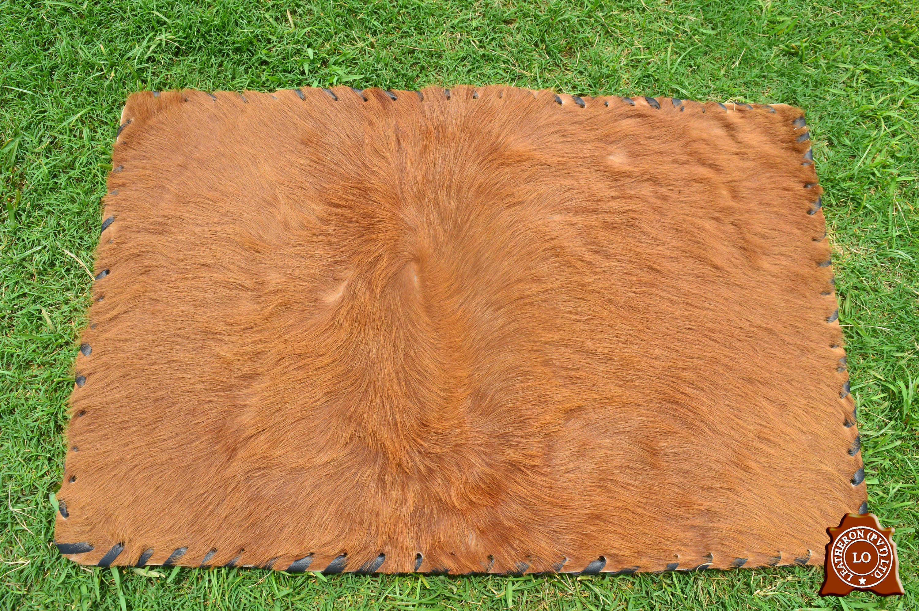 Natural COWHIDE Rectangular Placemats Real Hair on Leather Multi Color Placemats