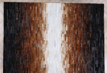 Load image into Gallery viewer, HANDMADE 100% Natural COWHIDE RUG | Patchwork Cowhide Area Rug | Real Cowhide Hallway Runner | Hair on Leather Cowhide Carpet | PR20
