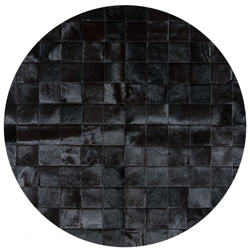 HANDMADE 100% Natural COWHIDE RUG | Patchwork Cowhide Area Rug | Hair on Leather Cowhide Carpet | PR85