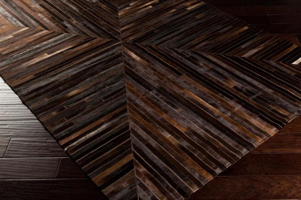 HANDMADE 100% Natural COWHIDE RUG | Patchwork Cowhide Area Rug | Real Cowhide Hallway Runner | Hair on Leather Cowhide Carpet | PR25