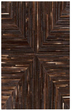 Load image into Gallery viewer, HANDMADE 100% Natural COWHIDE RUG | Patchwork Cowhide Area Rug | Real Cowhide Hallway Runner | Hair on Leather Cowhide Carpet | PR25
