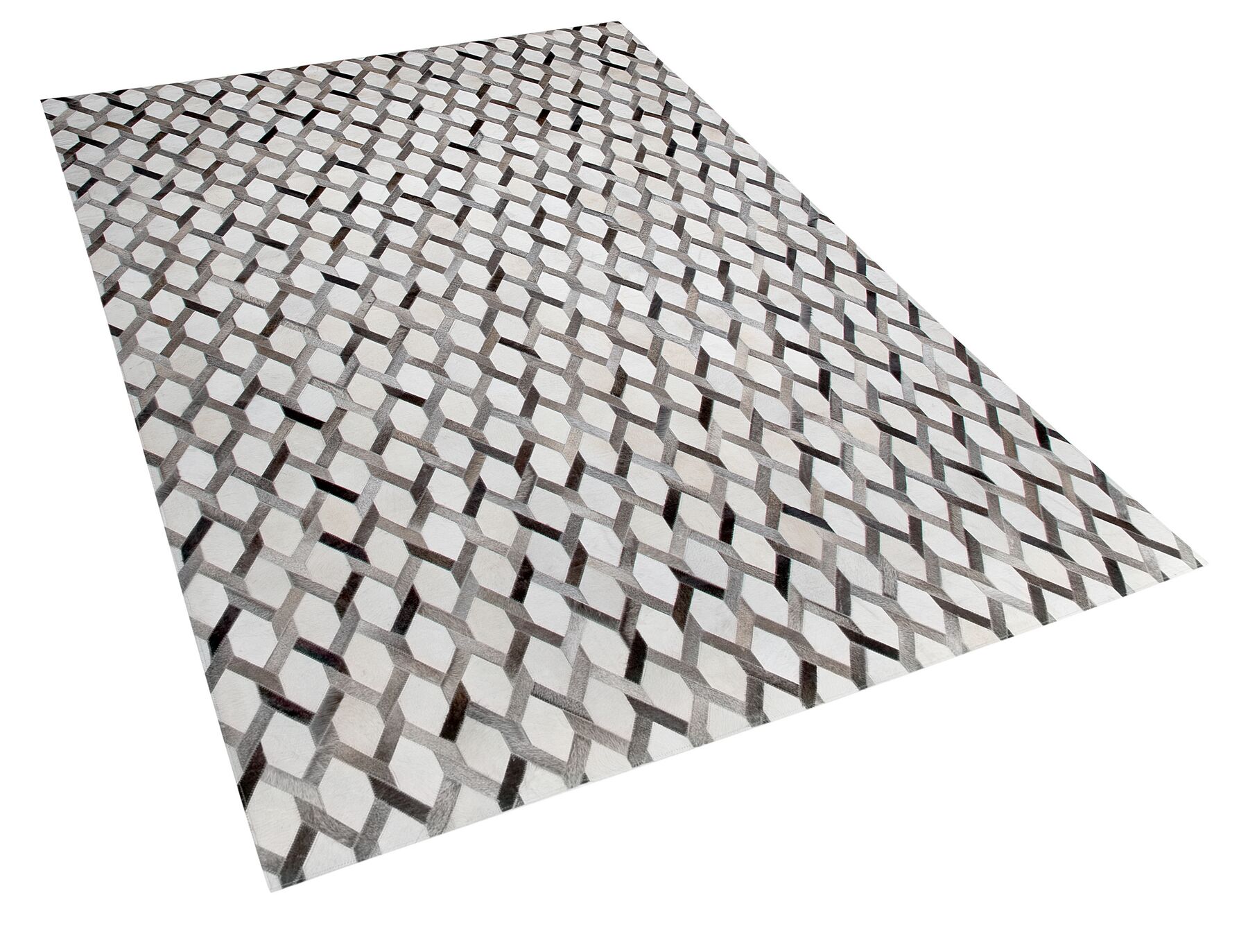 HANDMADE 100% Natural COWHIDE RUG | Patchwork Cowhide Area Rug | Real Cowhide Hallway Runner | Hair on Leather Cowhide Carpet | PR14