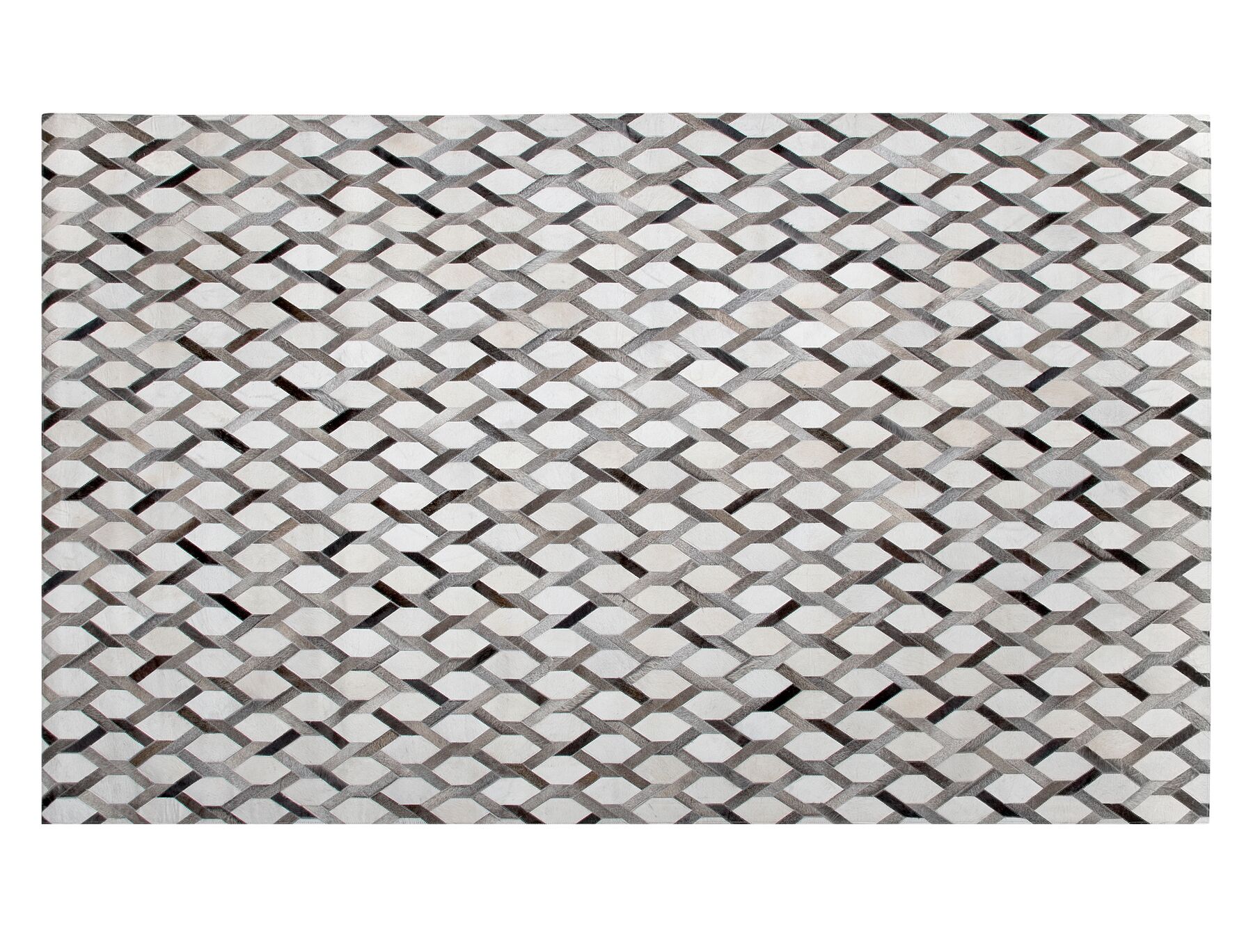 HANDMADE 100% Natural COWHIDE RUG | Patchwork Cowhide Area Rug | Real Cowhide Hallway Runner | Hair on Leather Cowhide Carpet | PR14
