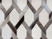 Load image into Gallery viewer, HANDMADE 100% Natural COWHIDE RUG | Patchwork Cowhide Area Rug | Real Cowhide Hallway Runner | Hair on Leather Cowhide Carpet | PR14

